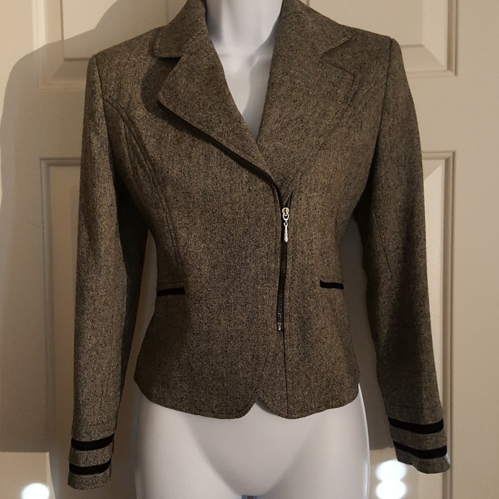 Grey Military style Blazer